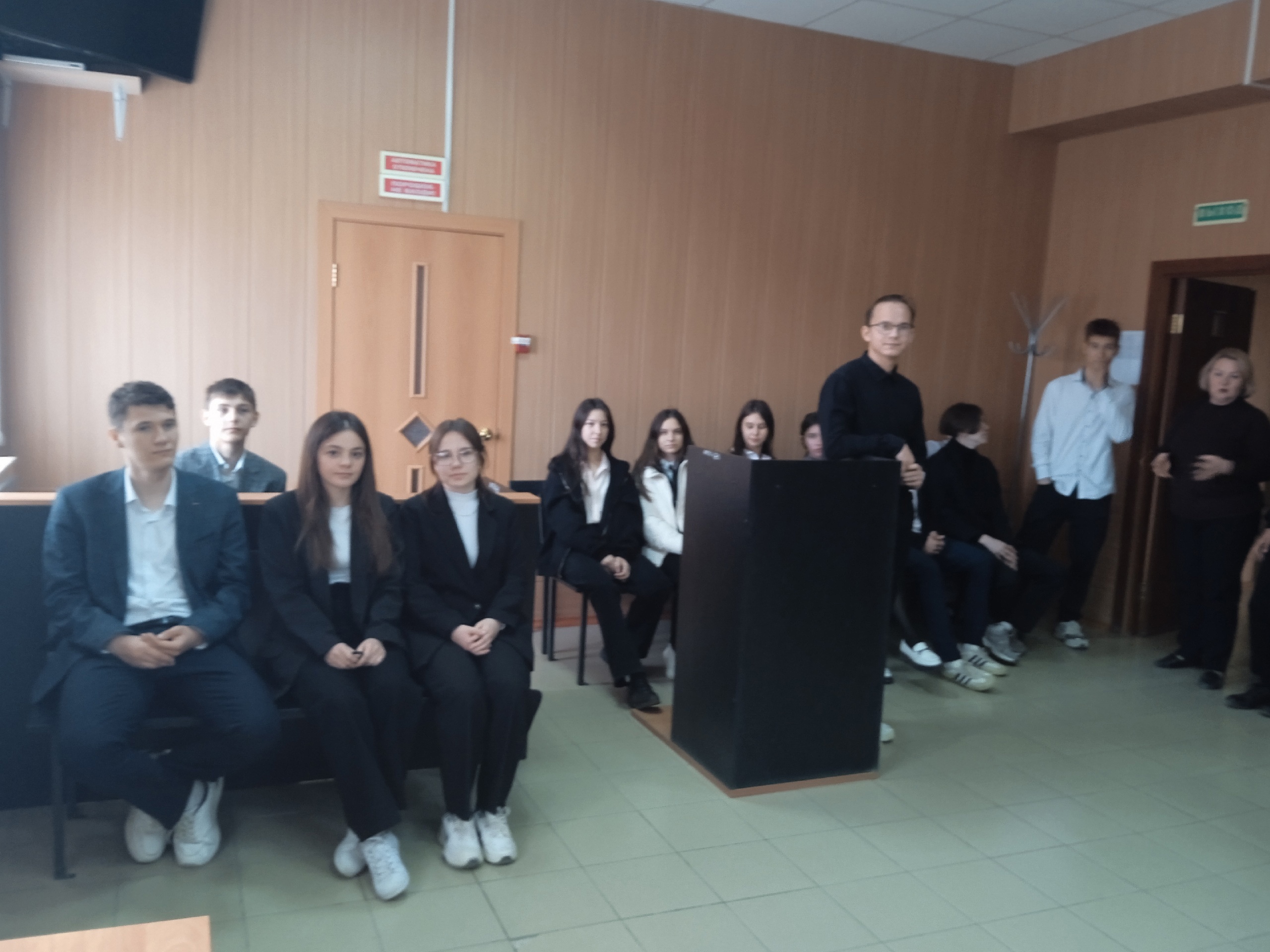 Профориентационная встреча в Асекеевском районом суде.